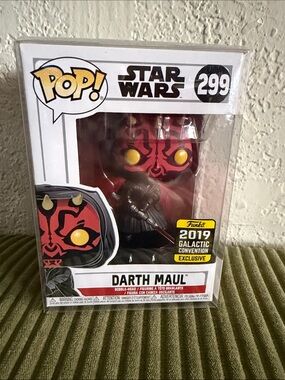 Funko Pop! Darth Maul Figure - Red, Black, Yellow
